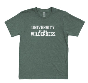 Vintage Green University of the Wilderness Eco T-Shirt