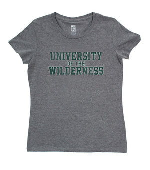 Women's University of the Wilderness Eco 50/50 Blend T-Shirt